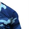 Athletic Long Sleeve T Shirts for Men Casual Stretchy Workout Tshirts Mens Camo Print Fashion Tees Tops Blue view 4