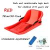 TUOYIBO Double Handle Children's Sled, Double Thickened Sled, Snow Sledge with Backrest, Anti-Freeze and Wear-Resistant Sled view 2