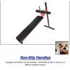 Roman Chair Hyperextension Bench Chair Adjustable Ab Sit up Bench Multi-Functional Weight Bench Gym Equipment for Home Gym,Loads 300kg view 4