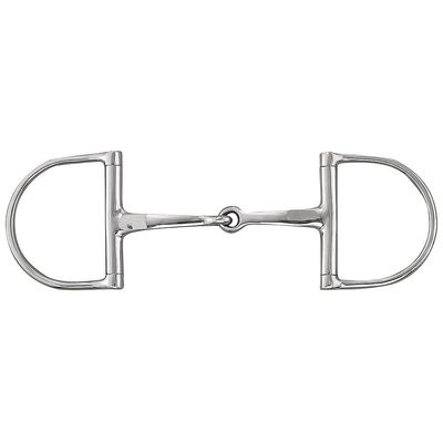 5 in Centaur Horse Bit Hunter Dee D Ring Triangle Mouth Jointed
