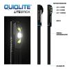 QUIQLITE Tactical LiteStick 200 Lumens USB Rechargeable Programmable Pocket LED Flashlight - 1 Red, and 2 White LED Lights view 2