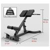 esmen Hyperextension Roman Chair Adjustable Ab Workout Equipment Back Extension Bench for Full Body Strength Training Gym Equipment view 2