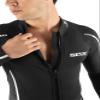 SEAC Invidia Man, 3 mm Neoprene, Ultrastretch, one-Piece Wetsuit with Front Zip for Diving, Snorkeling and Freediving, XXX-Large view 3