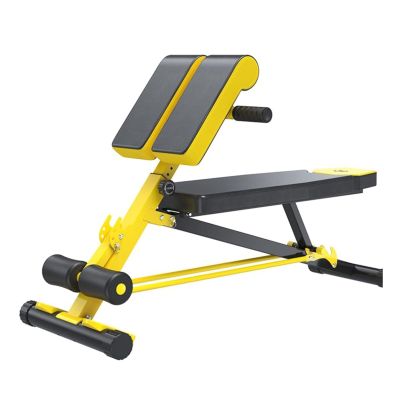 Adjustable Hyperextension Bench Ab Workout Equipment Roman Chair Exercise Equipment Sit Up Gym Bench for Home Gym,Loads 550lbs
