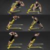 Adjustable Hyperextension Bench Ab Workout Equipment Roman Chair Exercise Equipment Sit Up Gym Bench for Home Gym,Loads 550lbs view 3