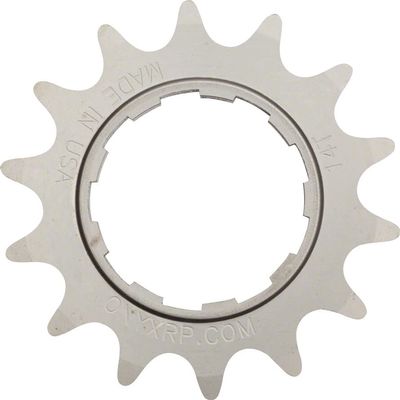 High-Performance Onyx Stainless Steel 12T Compatible Single Speed Cog | 3/32" Drivetrain Components with Heat-Treated Durability, Precise Broached Splines, Made in USA