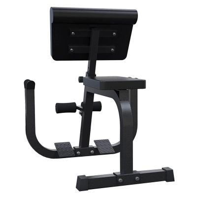 Roman Chair Hyperextension Bench Heavy Duty Weight Bench Seated Strength Training Fitness Sit Up Gym Bench for Home Gym, Loads 330lbs