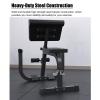 Roman Chair Hyperextension Bench Heavy Duty Weight Bench Seated Strength Training Fitness Sit Up Gym Bench for Home Gym, Loads 330lbs view 3