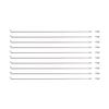 KTKEET 14G Bicycle Stainless Steel Spokes 20pcs Silver J Bend Bike Spokes with Copper Nipples for MTB Road Bike Wheels 65-305mm Cycling Spokes (78mm) view 2