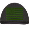 NDZ Performance Jentra JP2 Grip Frame Plug for Glock Gen 1-3 26 27 33 39 Dark Green Color Filled Laser Engraved Images - US Flag Inverse Alternate view 1