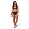 Speedo Women's High Waist Bikini Bottom Speedo Black view 2