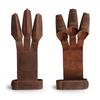 Valhalla Gear, Archery Shooting Glove, Hand Guard, Recurve Bow, Finger Protector, Shooting Targeting, Cosplay, Full Grain Leather, Handmade Archer Accessories, Bourbon Brown view 2