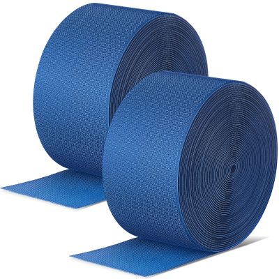 Shappy 2 Rolls Gymnastics Mat Hook & Loop Tape, 4" x 42 ft Adhesive Nylon Strips for Gym Mats, Carpet Repair, Cheer Mats, DIY Crafts, Cheerleading Supplies, Multi-Purpose Fastener(Royal Blue)