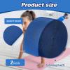 Shappy 2 Rolls Gymnastics Mat Hook & Loop Tape, 4" x 42 ft Adhesive Nylon Strips for Gym Mats, Carpet Repair, Cheer Mats, DIY Crafts, Cheerleading Supplies, Multi-Purpose Fastener(Royal Blue) view 3