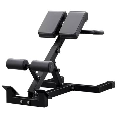 esmen Hyperextension Bench Adjustable Roman Chair Exercise Equipment Strength Training Leg Machines Ab Workout Equipment for Home Gym Load 330lbs