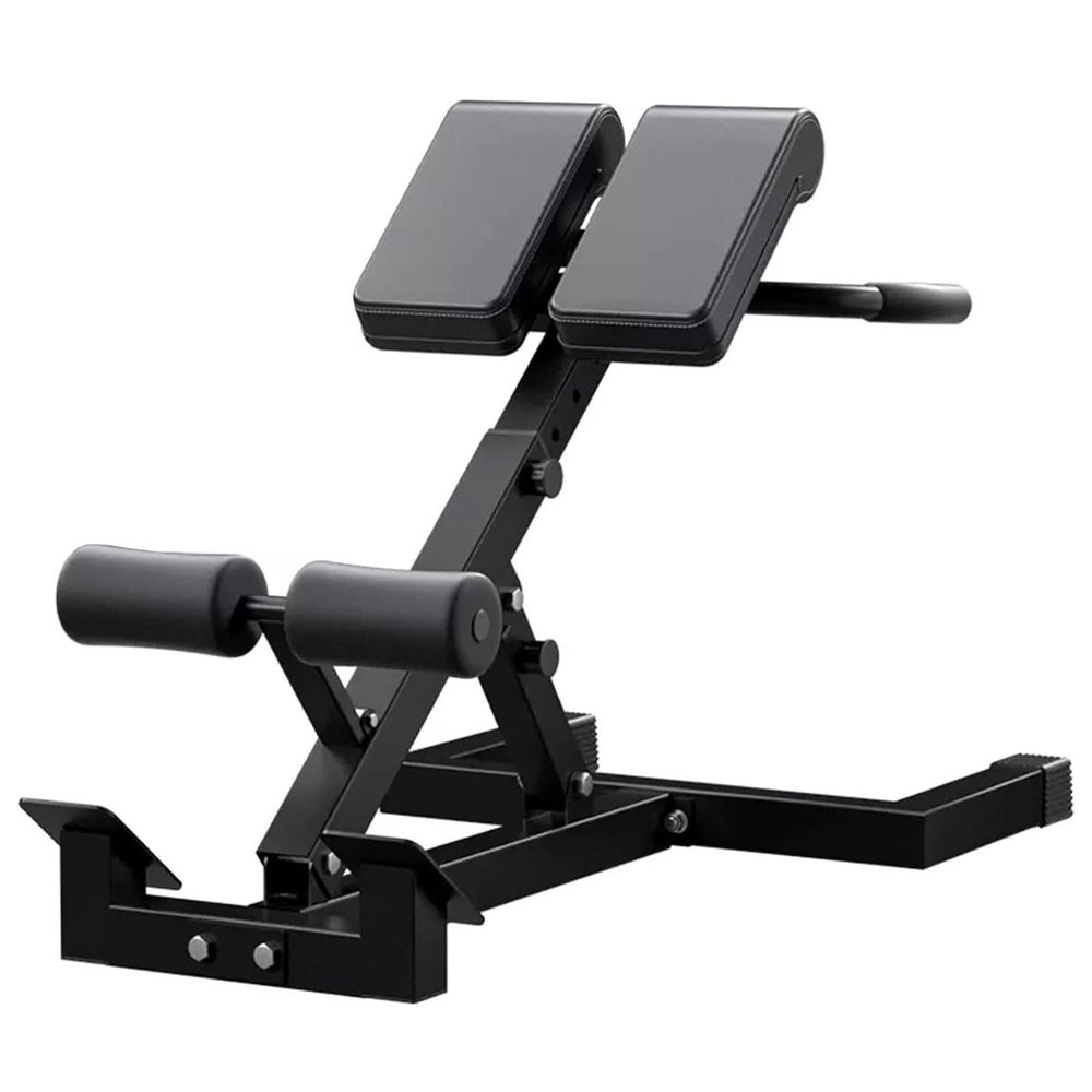 esmen Hyperextension Bench Adjustable Roman Chair Exercise Equipment Strength Training Leg Machines Ab Workout Equipment for Home Gym Load 330lbs