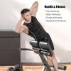 esmen Hyperextension Bench Adjustable Roman Chair Exercise Equipment Strength Training Leg Machines Ab Workout Equipment for Home Gym Load 330lbs view 4