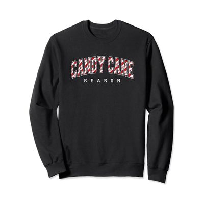Candy Cane Season Funny Retro Classic Christmas Sweatshirt