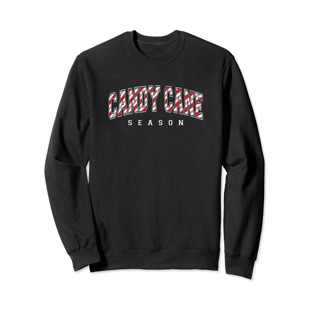 Candy Cane Season Funny Retro Classic Christmas Sweatshirt