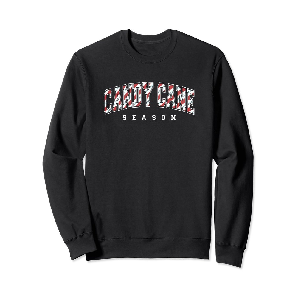 Candy Cane Season Funny Retro Classic Christmas Sweatshirt