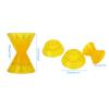 Bow Stop Roller, Boat Bow Roller Yellow Wear PVC 3 Parts Drag Reduction for RV Yacht view 2