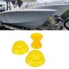 Bow Stop Roller, Boat Bow Roller Yellow Wear PVC 3 Parts Drag Reduction for RV Yacht view 3