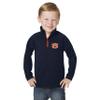 Little King NCAA Toddler Boys 1/4 Zip Pullover Wind Shirt-Auburn-Navy-2T Team Color view 1