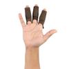 Valhalla Gear, Set of 3 Finger Protectors, Hand Guard, Recurve Bow, Shooting Targeting, Cosplay, Full Grain Leather, Handmade Archer Accessories, Bourbon Brown view 1