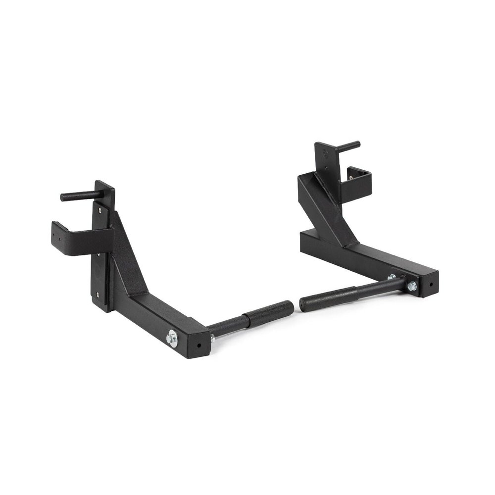 Titan Fitness X-3 Series Dip Bars, J-Hook Style Rack Mounted Dip Attachment, 880 LB Capacity, Fits 3" X 3"Tubular Steel