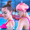 Aspira Silicone Swim Cap for Long Hair. Pearl Purple. Unisex Adult Size, One Size Fits Most. view 3