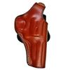 Leather Paddle Holster Fits Colt Python or Colt King Cobra, Premium Leather, Thumb Break - ShnLeather (Brown, Colt Python 3" Barrel) view 4