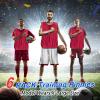 PATIKIL Scrimmage Vest, 6 Pack Soccer Pennies Soccer Jersey Training Vests Team Sports Pinnies Youth Football Practice Jerseys Fits Height 90cm to 115cm, Red (Small) view 4