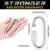 sprookber 304 Stainless Steel Chain Quick Links, Chain Connector, Set of 6 view 2