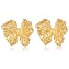 Gold Earrings for Women Butterfly Stud Earrings Fashion Chunky Statement Jewelry view 1