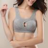 Lifts Anti-Sagging Wirefree Bra, Breathable Cool Lift up Air Bra, Breathable Anti Saggy Breasts Bra (Black + Gray,S) view 3