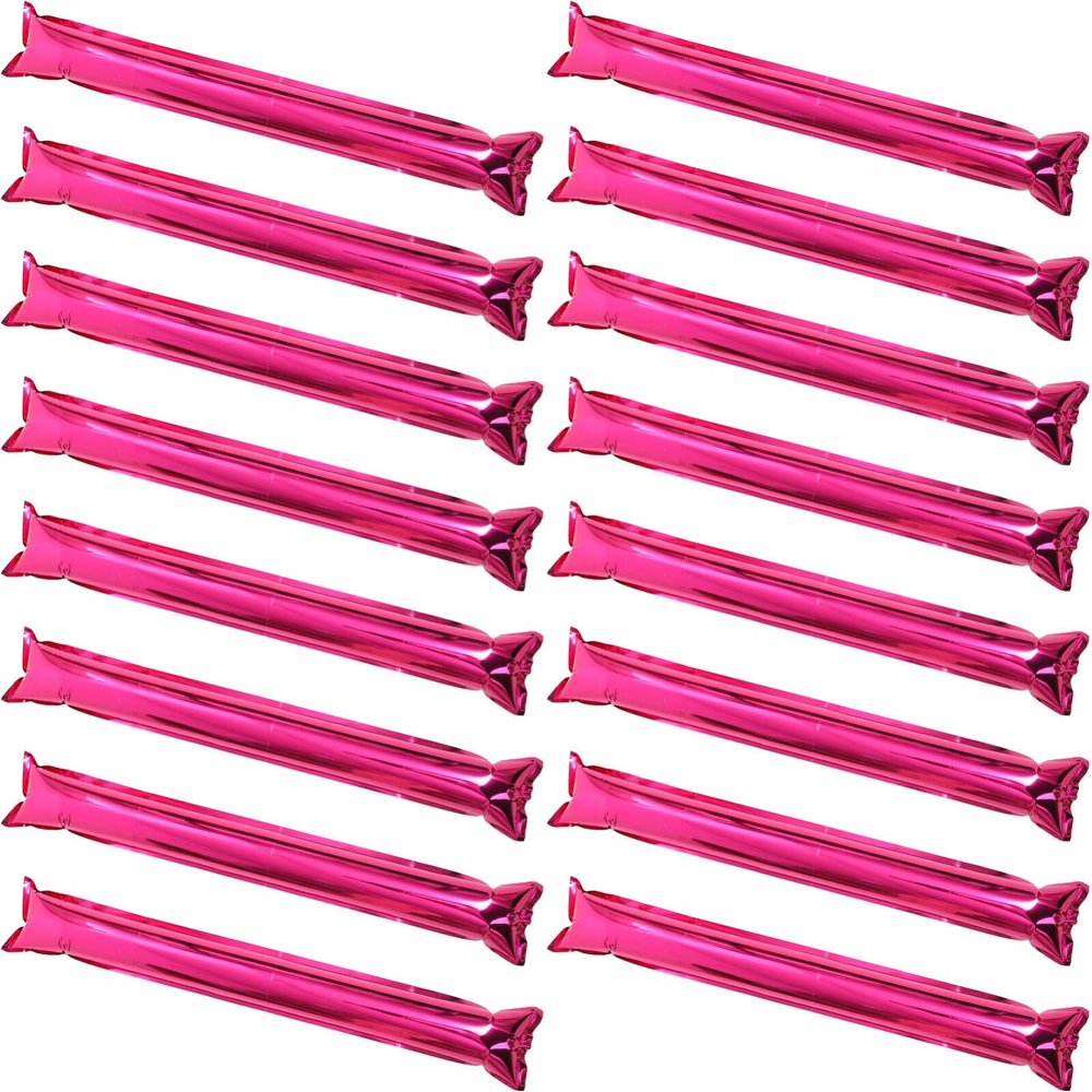ABOOFAN 24pcs Inflatable Foil Noisemakers for Sports Events Concerts Parties and Festivals Lightweight Reusable Fun Cheering Props