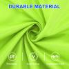 PATIKIL Scrimmage Vest, 6 Pack Soccer Pennies Soccer Jersey Training Vests Team Sports Pinnies Youth Football Practice Jerseys Fits Height 145cm to 170cm, Fluorescent Green (Large) view 3