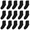 GENTABY Unisex Toddlers Kids Crew Socks-15 Pairs Soft Socks,Casual Athletic Dress Socks for Boys,Girls 2-4 Years view 1