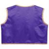 ACSUSS Mens Desert Prince Carnival Tops Arabian Street Rat Waistcoat Cosplay Open Front Vest Dark Purple Large view 4