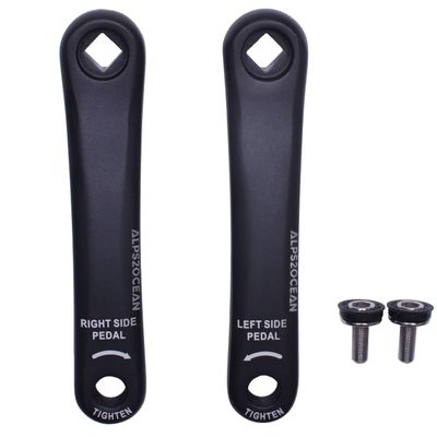 Alps2Ocean Bike Crank Arms,89MM/102MM/114MM/127MM/140MM/152MM/160MM/165MM/170MM/175MM Available in Diamond Hole Bike Crank Arm for Ebike
