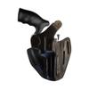 Leather Belt Holster Fits Taurus 856 Defender or Model 605 357 Magnum 3 inches, Premium Leather, Thumb Break, 3 Slot Style - ShnLeather (Black, Taurus 856 Defender 3" Barrel) view 2
