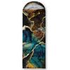 Sleeping Bags for Adults and Kids Backpacking Camping Sleeping Bags for Girls and Boys Lightweight Waterproof Cold/Warm 3-Season (Black Gold Marble, Single -31.5x90.5) view 3