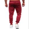 BUXKR Mens Casual Joggers Sweatpants for Jogging,Running or Athletic Activities,Wine Red,XL view 4