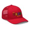 RIVEMUG Los Cabos Mexico Trucker Hat Curved Bill Mid Crown Adjustable Cabo San Lucas Cap Red view 4