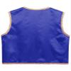 ACSUSS Mens Desert Prince Carnival Tops Arabian Street Rat Waistcoat Cosplay Open Front Vest Royal Blue 3X-Large view 4