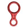 METOOLS Heavy-Duty Climbing Gear, 35KN Aluminum Figure 8 Descenders - High Altitude Protection & Anti-Fall Brake Ideal for Rock Climbing Rappelling and Rescue Red view 1