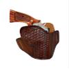 Leather OWB Belt Holster Fits Taurus 856 Defender or Model 605 357 Magnum 3 inches, Premium Leather, Fast Draw - ShnLeather (Brown, Taurus Model 605 Poly Protector 3" Barrel) view 2