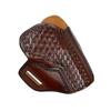 Leather OWB Belt Holster Fits Taurus 856 Defender or Model 605 357 Magnum 3 inches, Premium Leather, Fast Draw - ShnLeather (Brown, Taurus Model 605 Poly Protector 3" Barrel) view 3