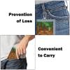 Leehoom Kids Wallet for Boys, RFID Trifold Canvas Outdoor Sports Wallet for Kids,Kids Festivals gifts,Birthday Gifts Wallet - Square Apricot view 4