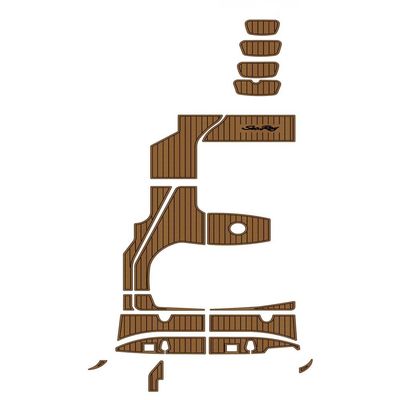Algasan Boat EVA Faux Teak Decking Floor Compatible with 2008 Sea Ray Sundancer 335 Swim Platform Cockpit Pad Boat EVA Foam Teak Floor